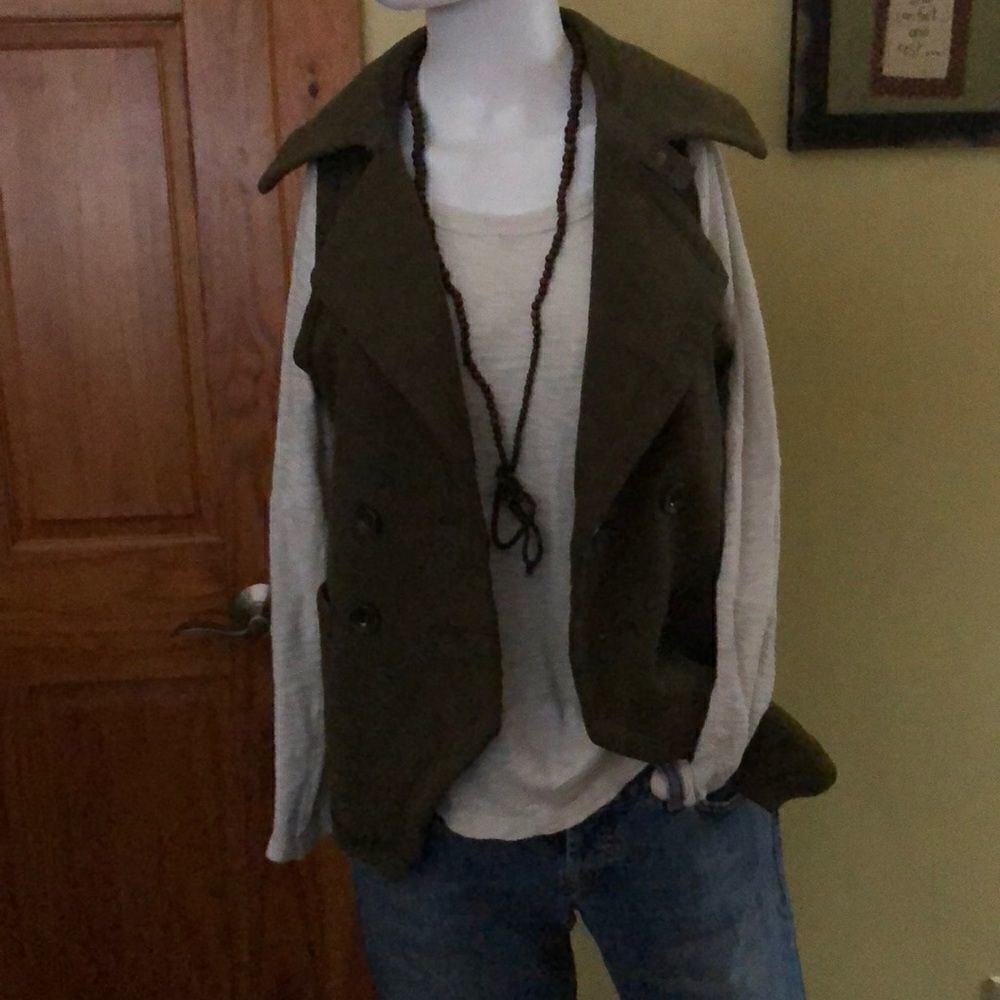 Diesel Vest with funky buttons!